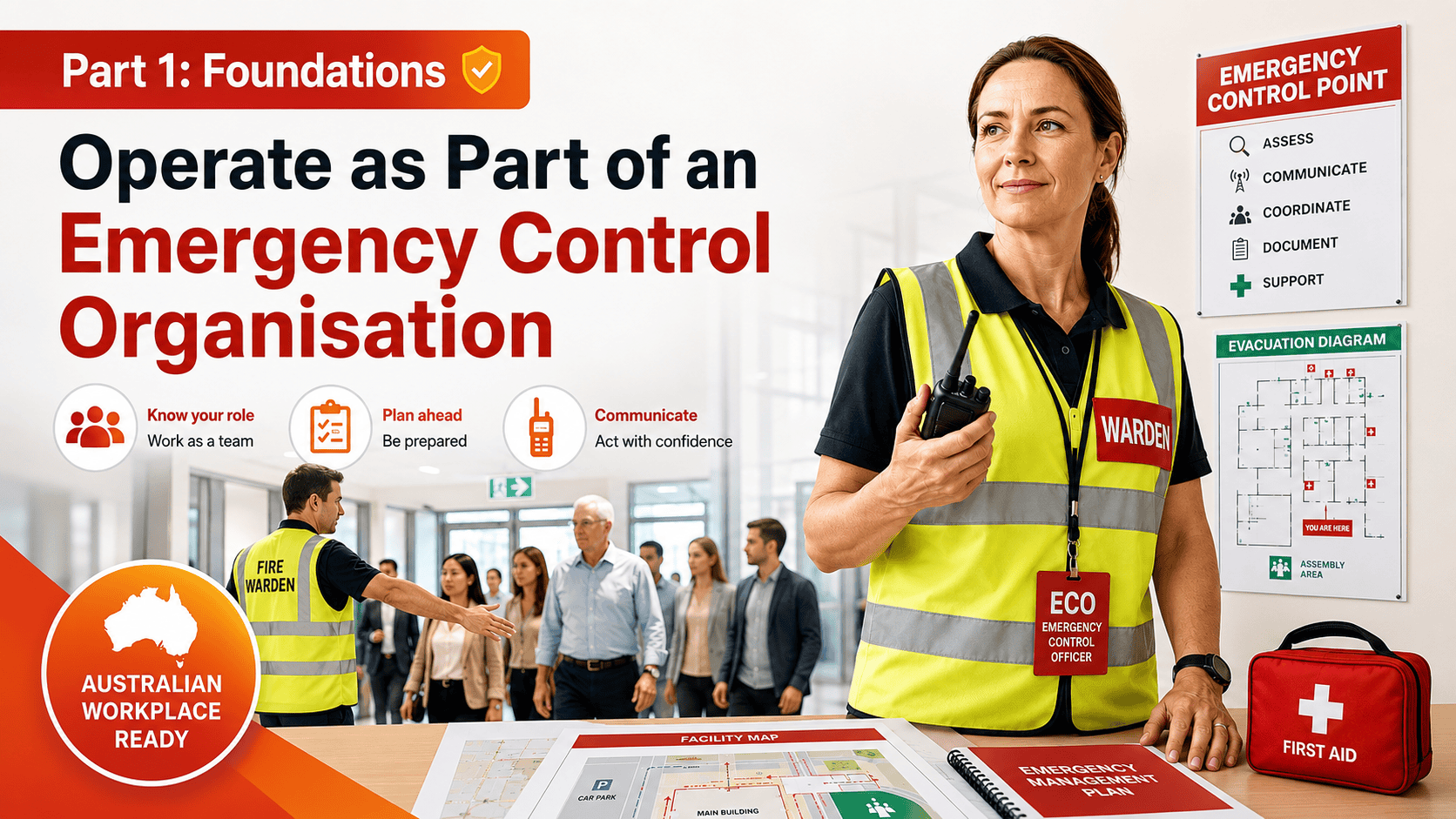 Feature image for Foundations — Operate as part of an emergency control organisation