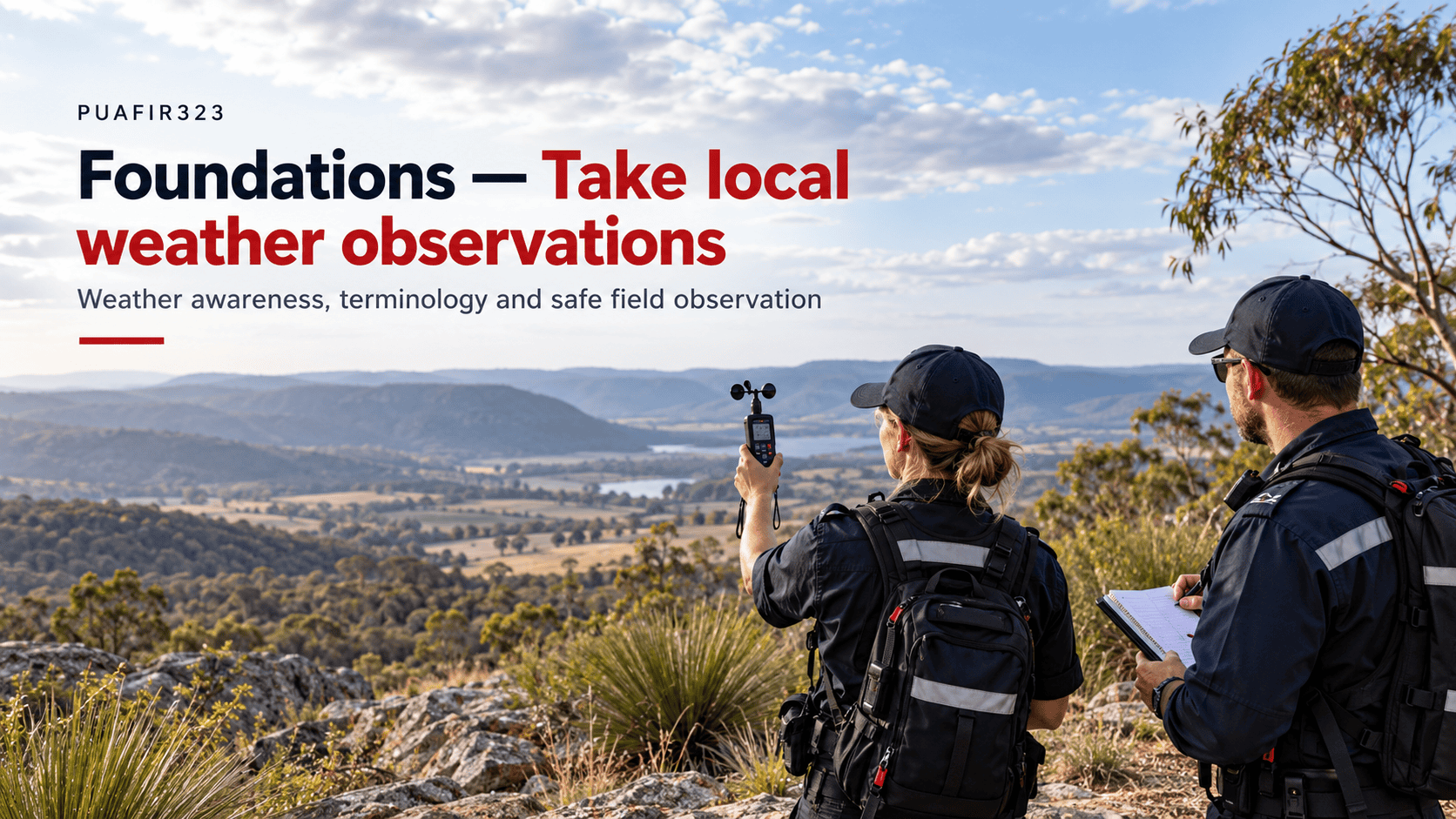 Feature image for Foundations — Take local weather observations