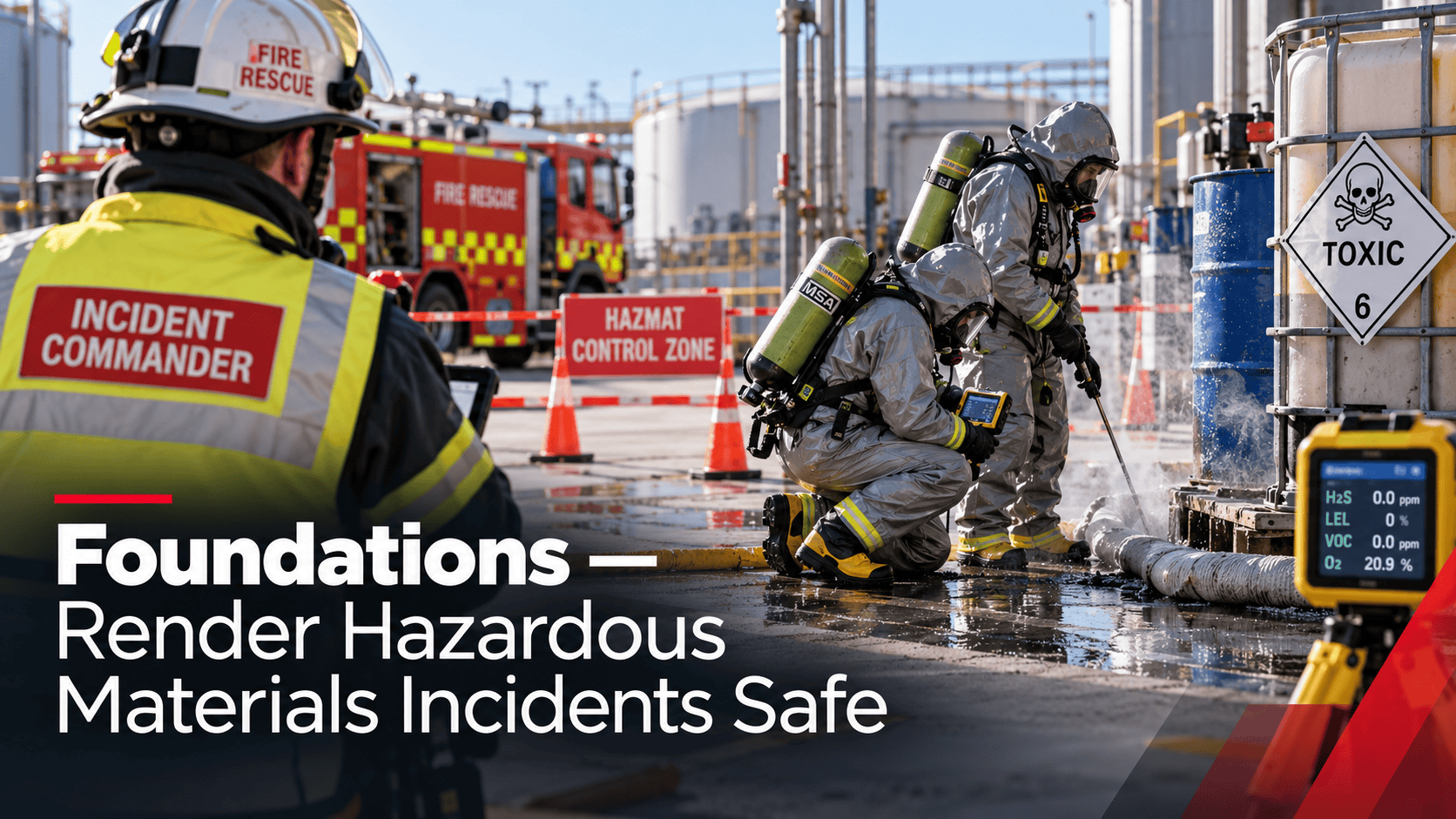 Feature image for Foundations — Render hazardous materials incidents safe