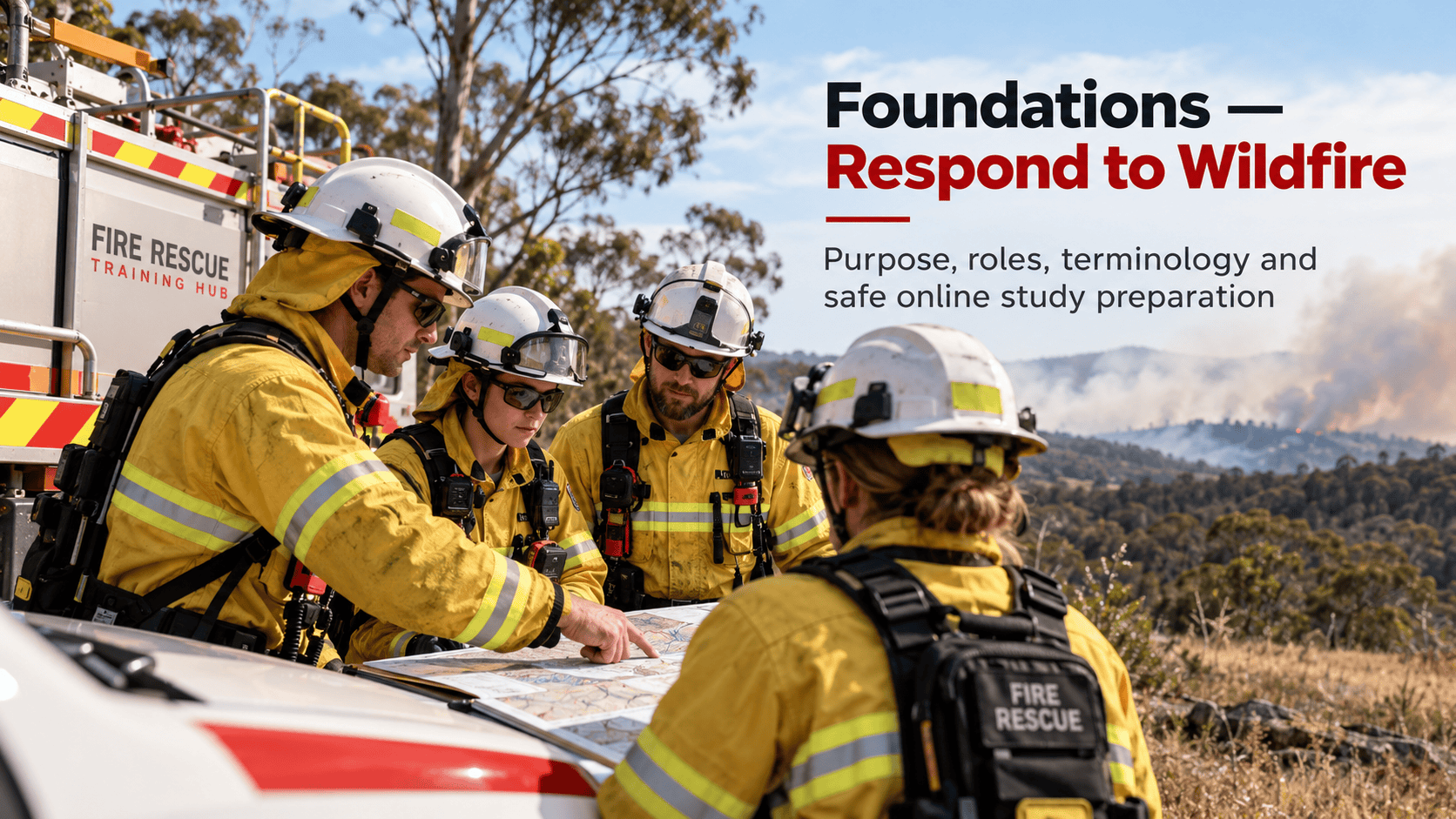 Feature image for Foundations — Respond to wildfire